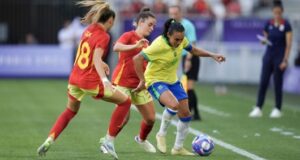 Futebol feminino perde para a Espanha - Foto: Crédito: Juan Manuel Serrano Arce/Getty Images