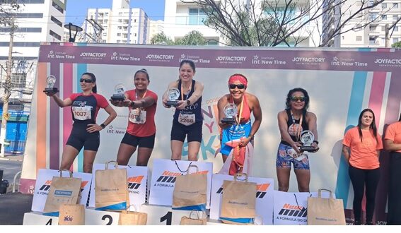 Rita Ribeiro foi campeã geral da competição com o tempo de 19m17s.
