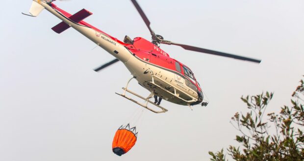 Estado de SP tem 20 aeronaves à disposição para atender ocorrências de incêndios. Foto: Marcelo S. Camargo/Governo de SP