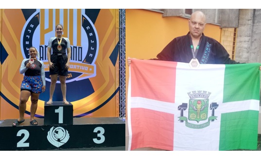 Anna Clara e Ivan Santos, Ouro e Bronze no Jiu-Jitsu