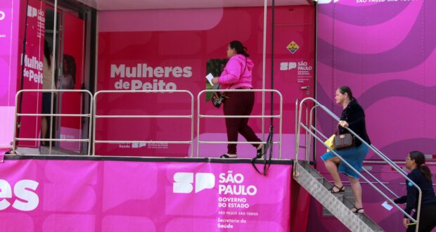 Iniciativa do Governo de São Paulo oferece mamografia gratuita para pacientes sem necessidade de agendamento. Foto: Célio Messias/ Governo de SP