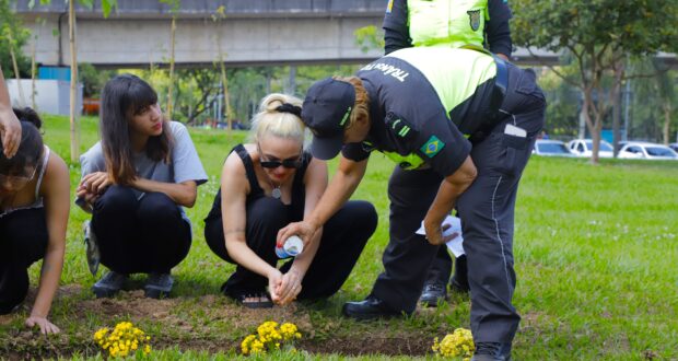 Semurb realiza cerimônia em homenagem às vítimas de trânsito