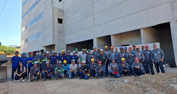 Prefeitura de Jandira promove ação com colaboradores da obra do novo Hospital & Maternidade