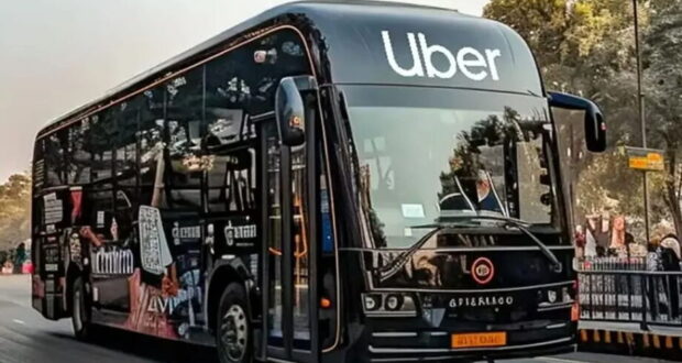 Os ônibus são modernos, equipados com ar-condicionado, conexão Wi-Fi gratuita e espaço suficiente para bagagens / Divulgação/Uber