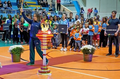 Cerimônia de abertura da tradicional competição do calendário esportivo de Mogi Guaçu, a 48ª edição da Maratona Esportiva Guaçuana (MEG)