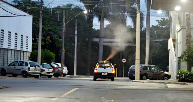 Combate à dengue: nebulização veicular é feita no Parque Cidade Nova e no Ypê Amarelo