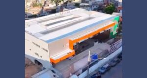 Obras da unidade de saúde que, em breve, será entregue para a população.