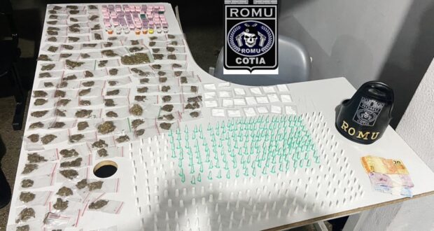 Guarda de Cotia prende homem por tráfico de drogas no Jd. São Vicente