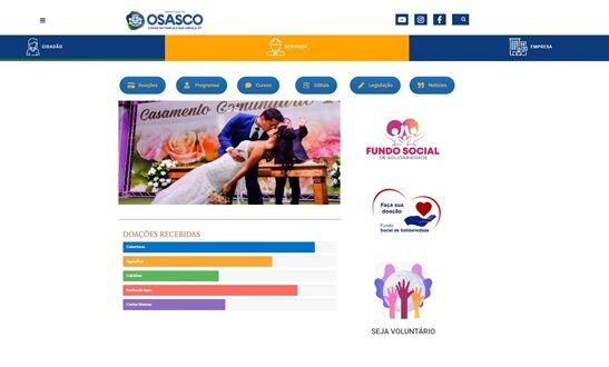 Prefeitura de Osasco lança site do Fundo Social de Solidariedade