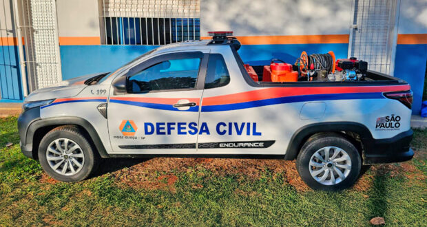 Defesa Civil Municipal de Mogi Guaçu recebe tanque de 400 litros para o combate a incêndios