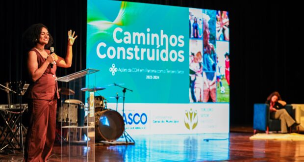CGM de Osasco apresenta ações 2023/2024 com OSCs no evento “Caminhos Construídos”, com presença do prefeito Gerson Pessoa.