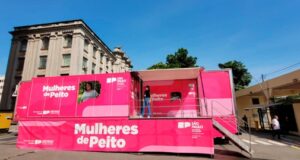 Carreta da Mamografia leva exames gratuitos às regiões da Baixada Santista, Bauru, Piracicaba, Sorocaba e Taubaté em agosto.