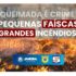Secretaria de Meio Ambiente de Jandira reforça os riscos das queimadas em áreas urbanas, comuns nesta época do ano.