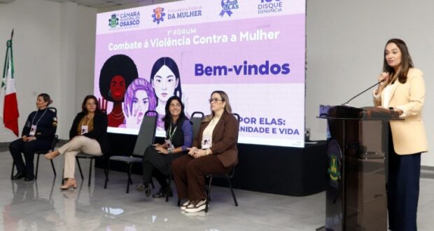 Câmara de Osasco promove I Fórum de Combate à Violência contra a Mulher com painéis e grupos de trabalho para propor ações ao Executivo.