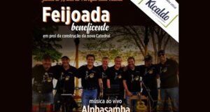 Evento em 24 de agosto terá show do grupo Alphasamba, trazendo sucessos do samba para animar a Feijoada Beneficente da Catedral.