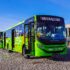 Gerson Pessoa entrega 10 ônibus 100% elétricos em Osasco. Município agora soma 12 veículos sustentáveis na frota municipal.