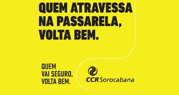 Sorocabana promove ação na Raposo Tavares com orientações sobre travessia segura em comemoração ao Dia do Pedestre, nesta sexta (8).