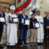Correios celebram 300 anos do Senhor Bom Jesus em Pirapora com selo e carimbo comemorativos em cerimônia no santuário.