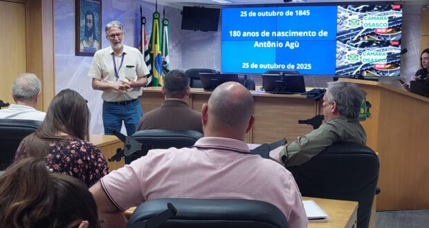 Frente Parlamentar Nossa História define ações para comemorar os 180 anos de nascimento de Antônio Agù, fundador da vila que originou Osasco.