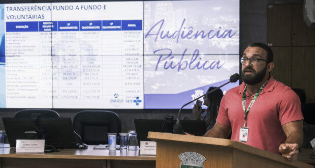 Na audiência do 2º quadrimestre de 2025, Osasco destacou investimento de 28% da arrecadação municipal em saúde.