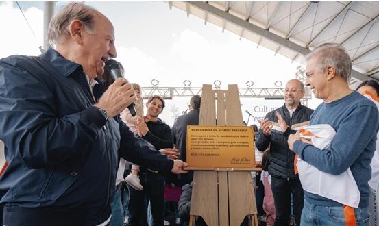 Prefeito Beto Piteri inaugura o Parque da Juventude Rubens Furlan Junior, com ampla estrutura esportiva e de lazer.