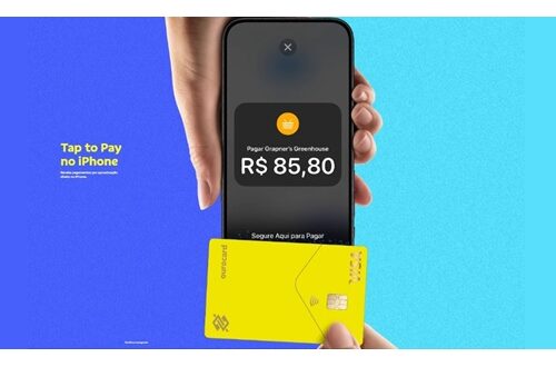 App BB para iOS aceita Visa e Mastercard por aproximação, além de Apple Pay e carteiras digitais, sem precisar de maquininha.